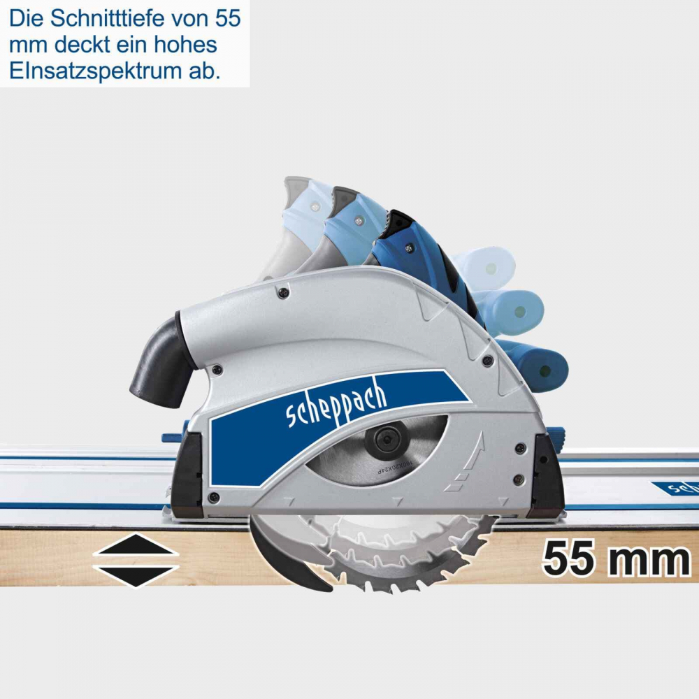 Fierastrau circular de mana Scheppach PL 55, 1200 W, 160 mm [3]