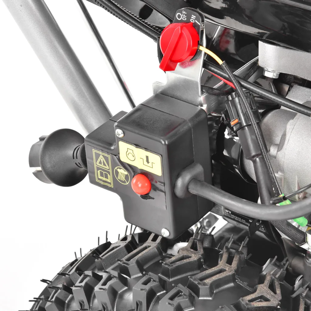 Freza de zapada HECHT 9555 SE, 5 CP, benzina, 4+1 viteze, 56 cm, far, pornire electrica [4]