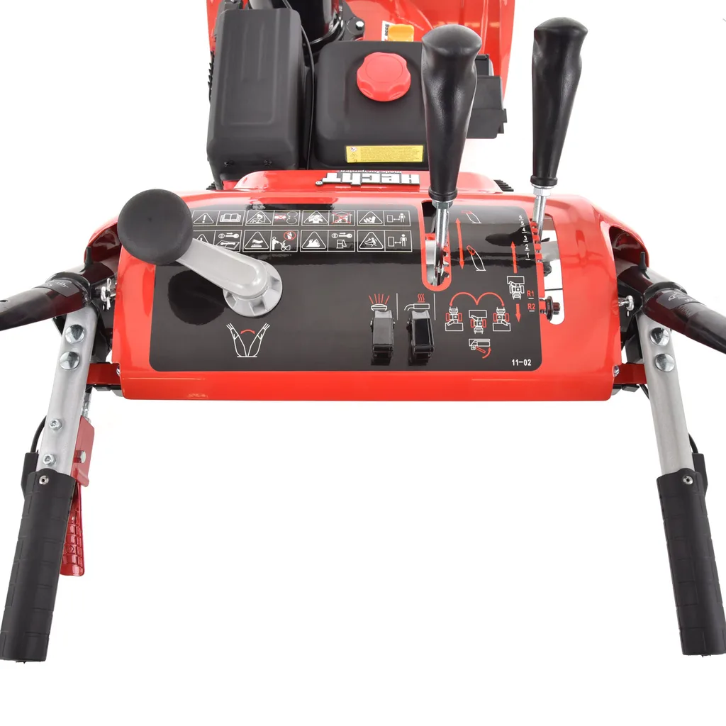 Freza de zapada HECHT 9666, 7 CP, benzina, 6+2 viteze, 66 cm, pornire electrica [12]