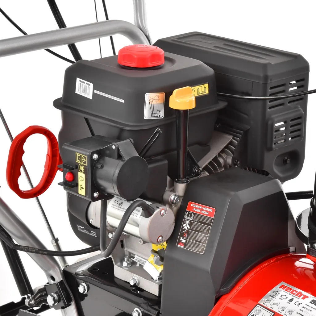 Freza de zapada HECHT 9666, 7 CP, benzina, 6+2 viteze, 66 cm, pornire electrica [9]