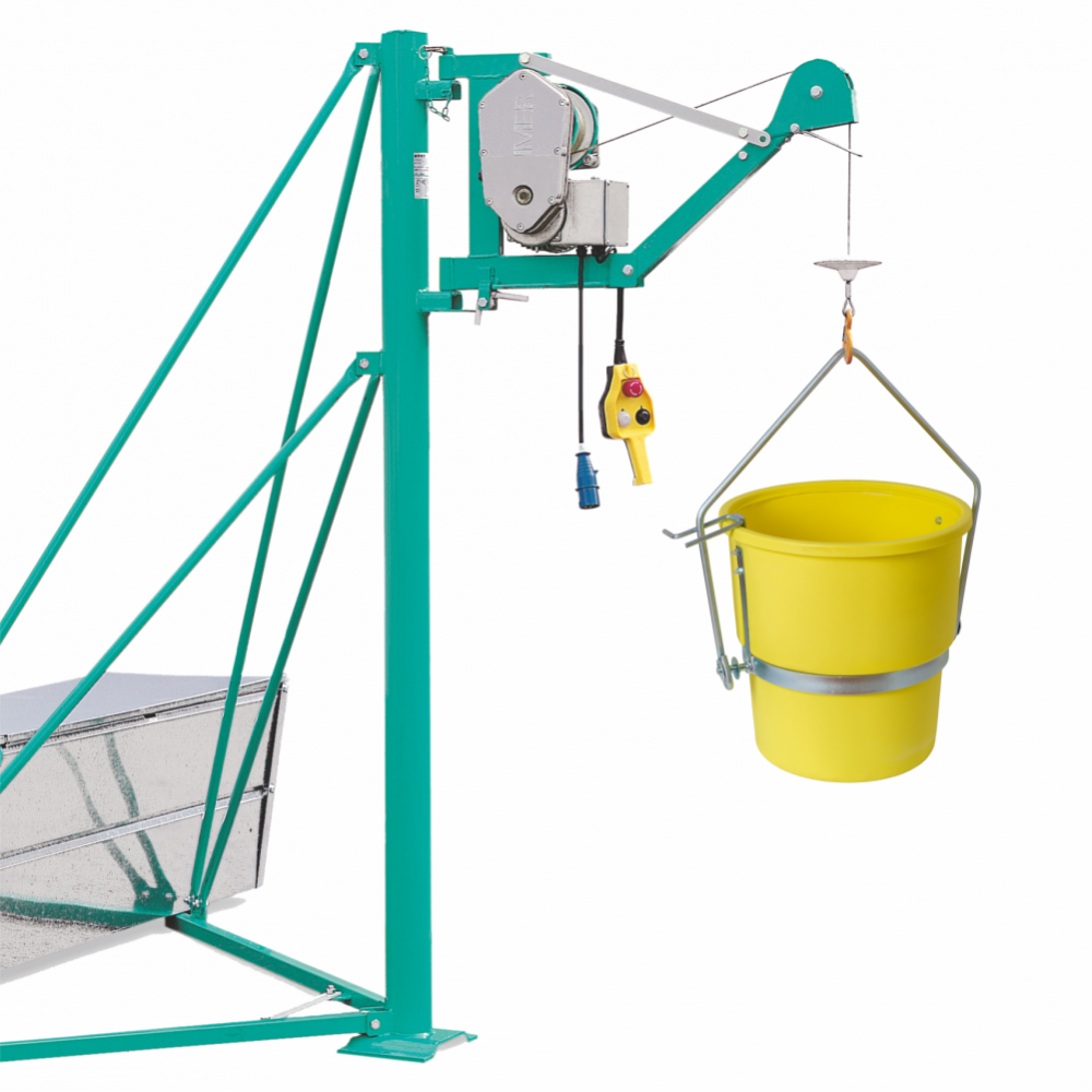 Galeata basculanta pentru materiale, polietilena, 70 litri / 150 kg [2]