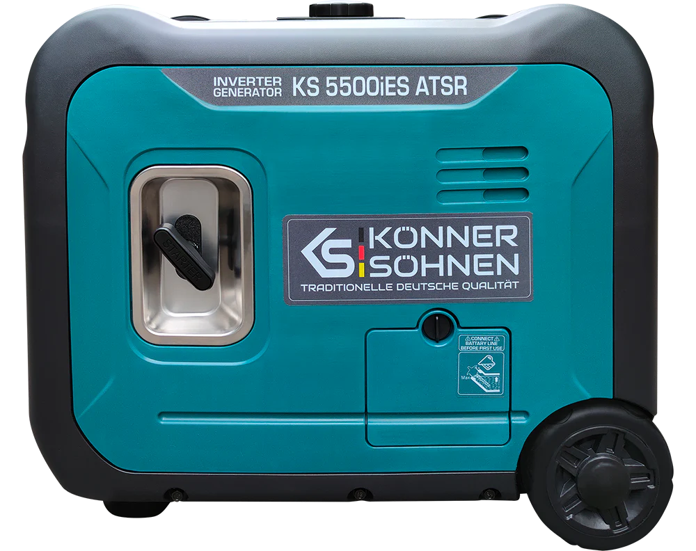 Generator cu invertor pe benzina Konner & Sohnen KS 5500iES ATSR, 5.5 kW, monofazat, pornire electrica, ATS optional [4]