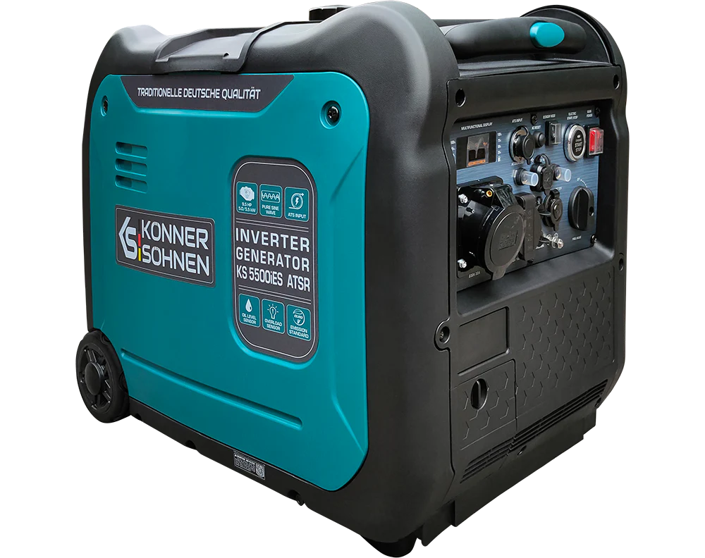 Generator cu invertor pe benzina Konner & Sohnen KS 5500iES ATSR, 5.5 kW, monofazat, pornire electrica, ATS optional [3]