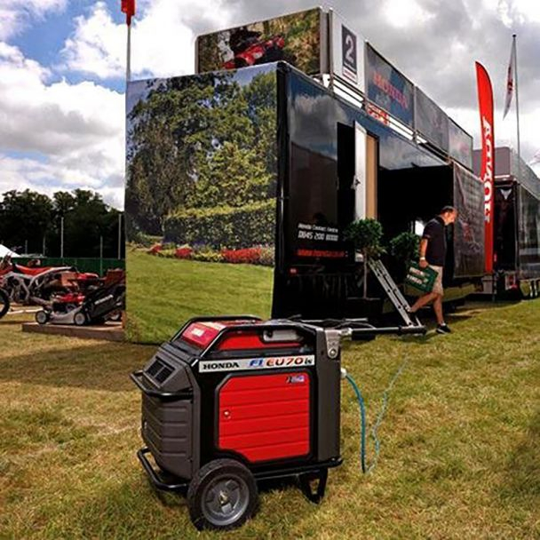 Generator cu invertor pe benzina Honda EU70iS GWT, 7 kW, monofazat, pornire electrica [4]