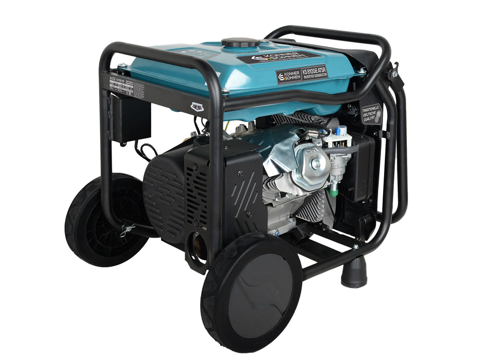 Generator cu invertor pe benzina Konner & Sohnen KS 8100iE ATSR, 8.5 kW, monofazat, pornire electrica [6]