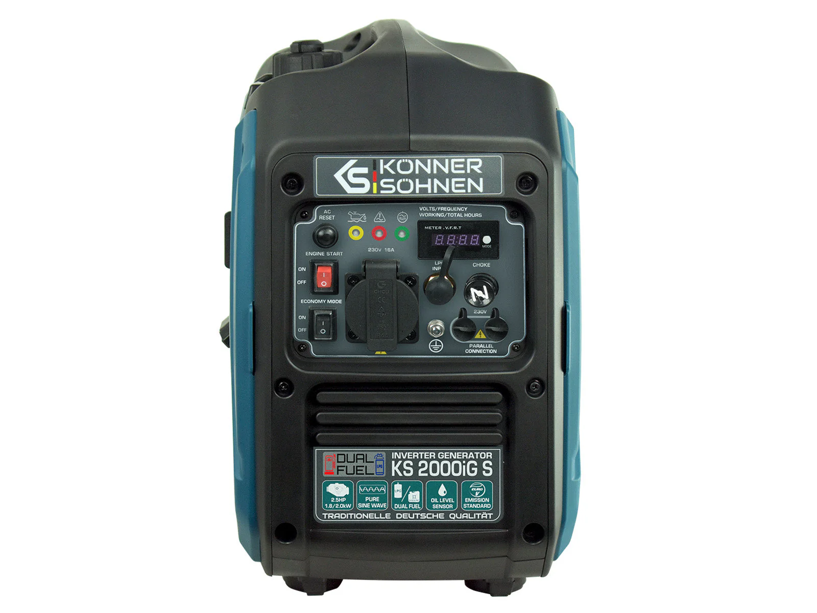 Generator cu invertor pe GPL/benzina Konner & Sohnen KS 2000iG S, 2 kW, monofazat [3]