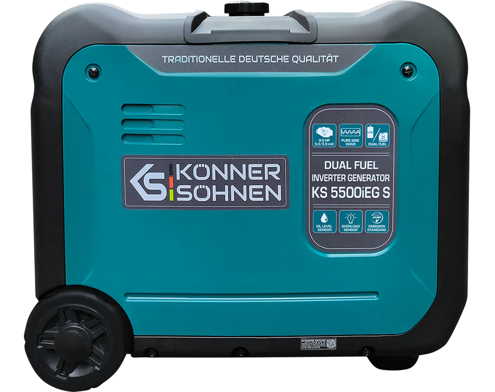 Generator cu invertor pe GPL/benzina Konner & Sohnen KS 5500iEG S, 5.5 kW, monofazat, pornire electrica [5]