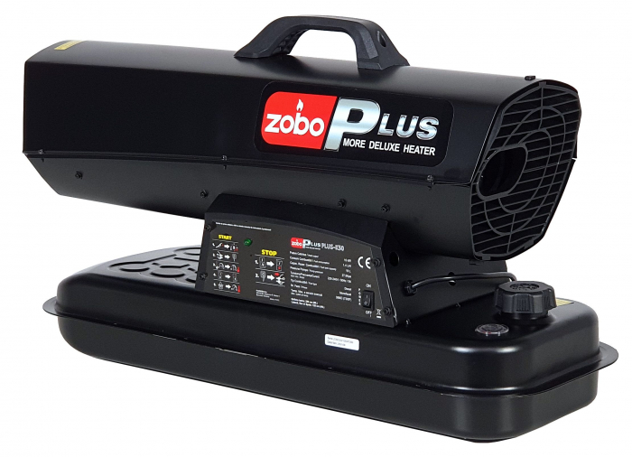 Tun de caldura pe motorina, ardere directa Zobo PLUS-K50, 15 kW, volum incalzit 300 mc [7]