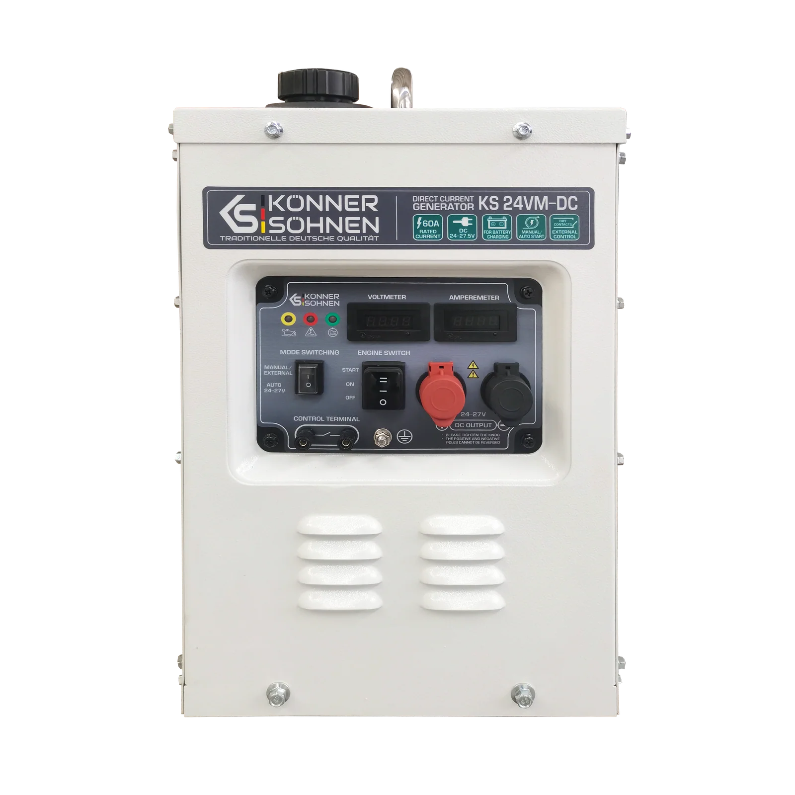 Generator de curent continuu Konner & Sohnen KS 24VM-DC, 1.6 kW, 24-27.5 V, 60A, pornire manuala/automata [13]