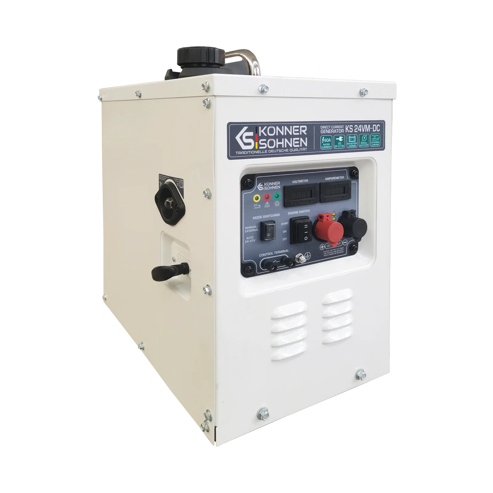 Generator de curent continuu Konner & Sohnen KS 24VM-DC, 1.6 kW, 24-27.5 V, 60A, pornire manuala/automata [14]
