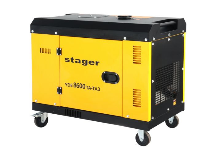Generator de curent insonorizat, dual, Stager YDE8600TA-TA3 V2, 7.5 kVA, 23.9 A, 3000 rpm, pornire electrica [2]
