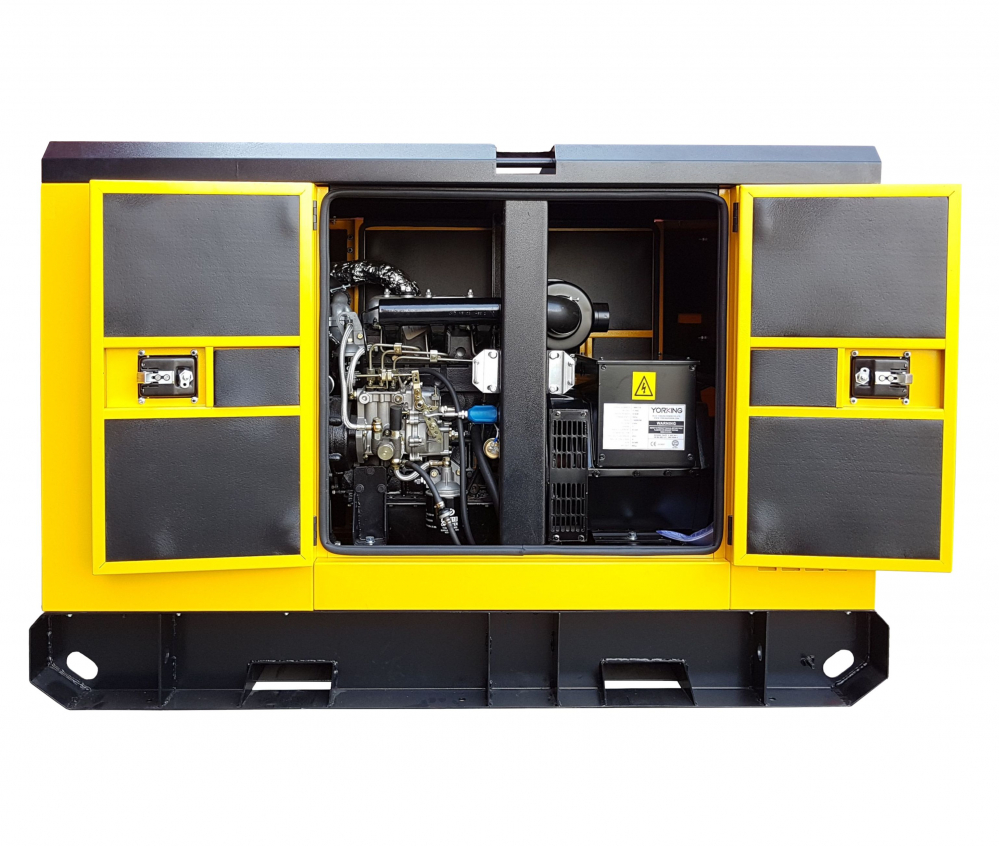 Generator de curent insonorizat, monofazat Stager YDY10S, 9 kVA, 37A, diesel, 1500 rpm [3]