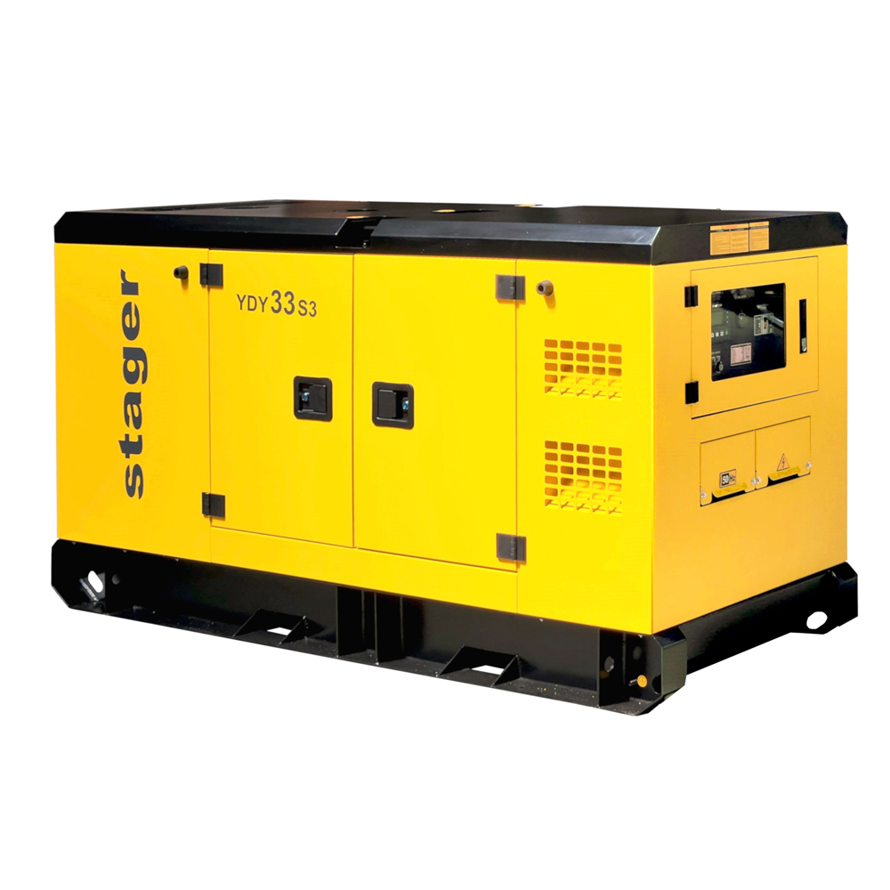 Generator de curent insonorizat, trifazat Stager YDY33S3, 33 kVA, 43A, diesel, 1500 rpm [1]