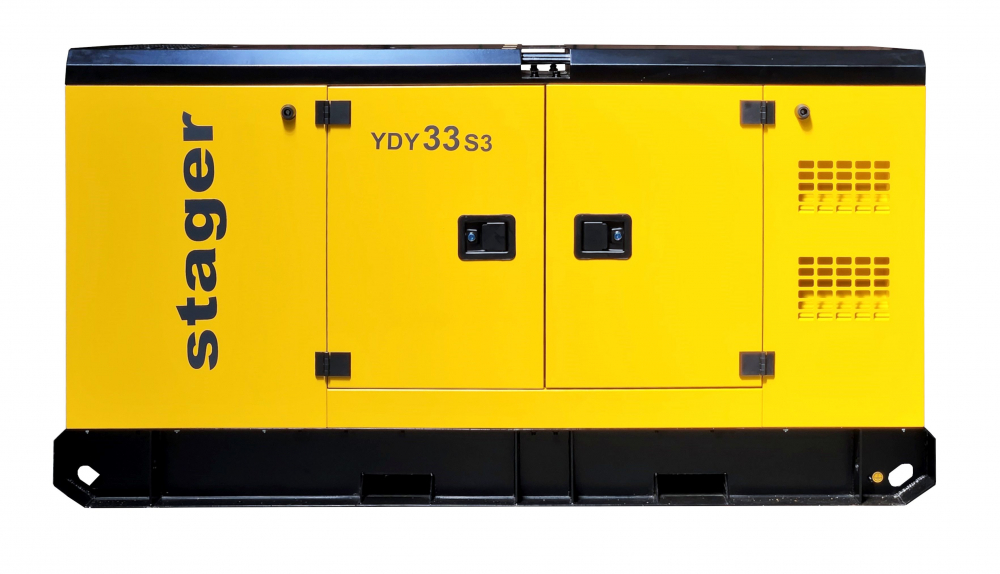 Generator de curent insonorizat, trifazat Stager YDY33S3, 33 kVA, 43A, diesel, 1500 rpm [4]