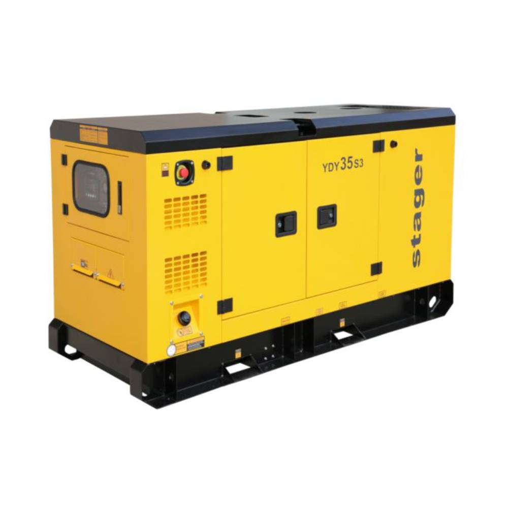 Generator de curent insonorizat, trifazat Stager YDY35S3, 35 kVA, 46A, diesel, 1500 rpm [1]