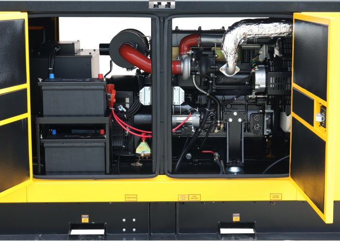 Generator de curent insonorizat, trifazat Stager YDY53S3, 53 kVA, 69A, diesel, 1500 rpm [4]
