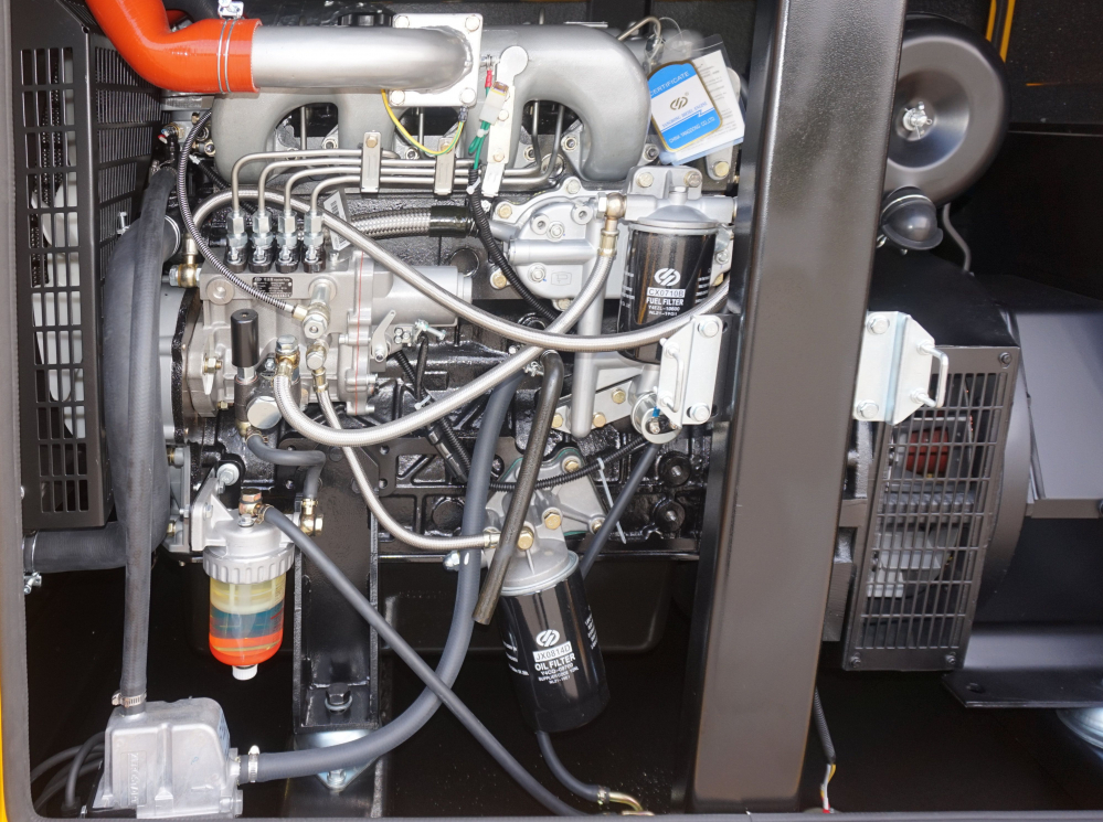 Generator de curent insonorizat, trifazat Stager YDY61S3, 61 kVA, 79A, diesel, 1500 rpm [6]
