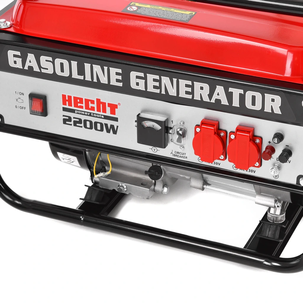 Generator de curent monofazat HECHT GG 2500, 2.2 kW, AVR, benzina [2]