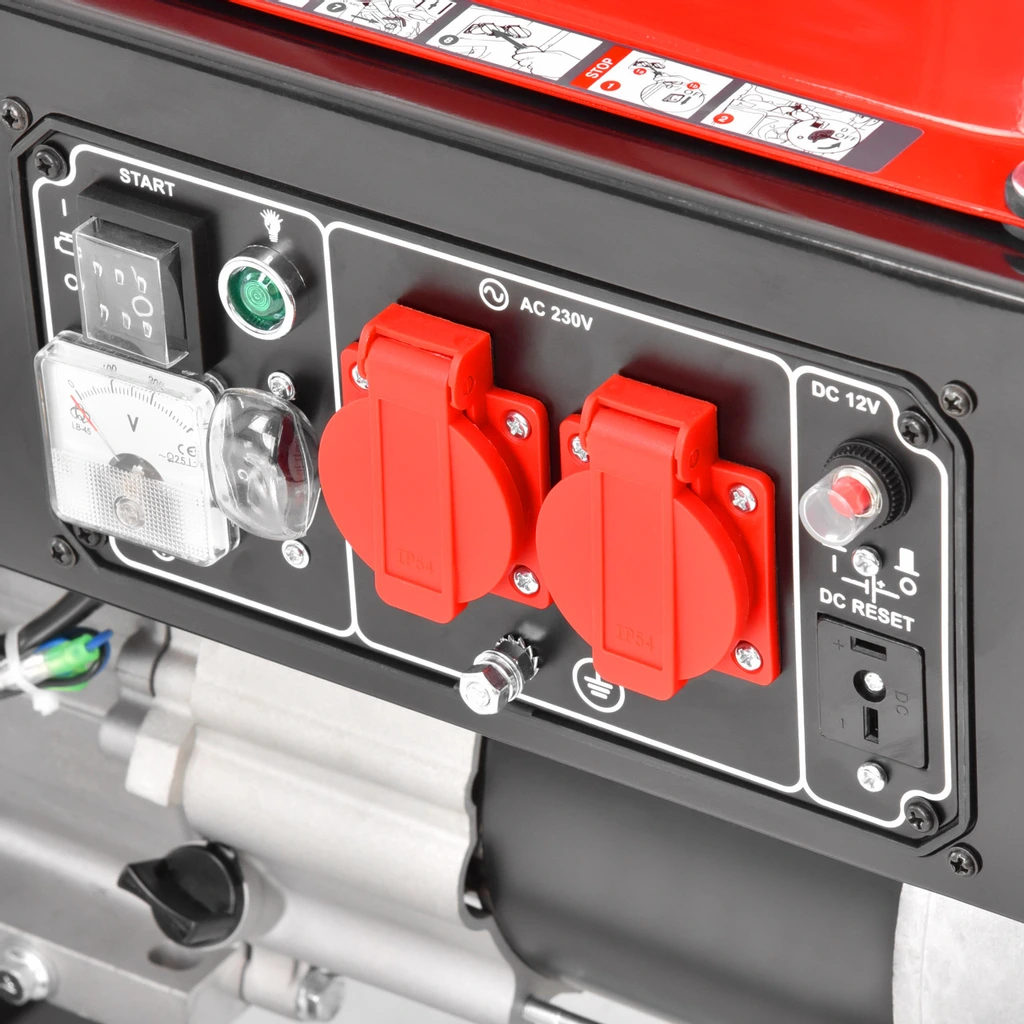 Generator de curent monofazat HECHT GG 3300W, 3 kW, AVR, benzina [3]