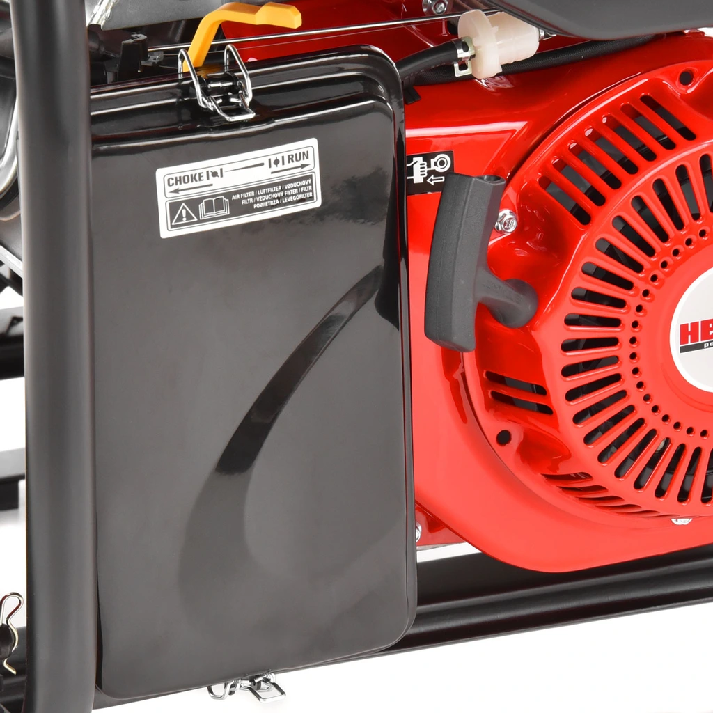 Generator de curent monofazat HECHT GG 6500, 5.5 kW, AVR, benzina, pornire electrica [7]