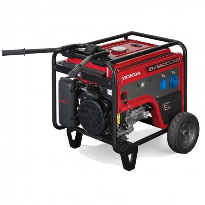 Generator de curent monofazat Honda EM5500CXS2 GWT1, 5.5 kW, benzina, i-AVR, pornire electrica [1]