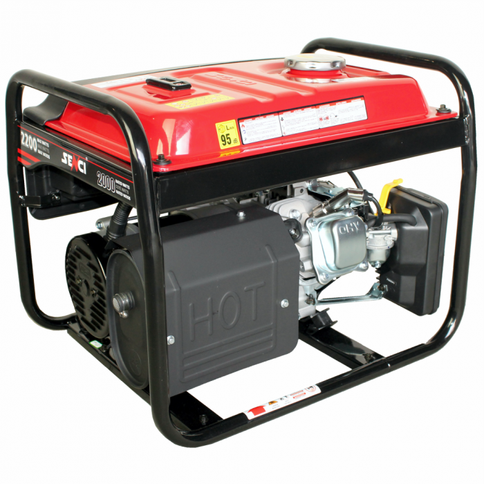 Generator de curent monofazat Senci SC-2500 LITE, 2.2 kW, AVR, benzina [2]