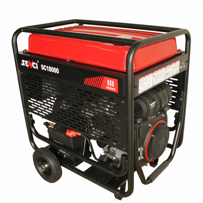 Generator de curent monofazat Senci SC18000-ATS, 17 kW, AVR, benzina, pornire electrica [2]
