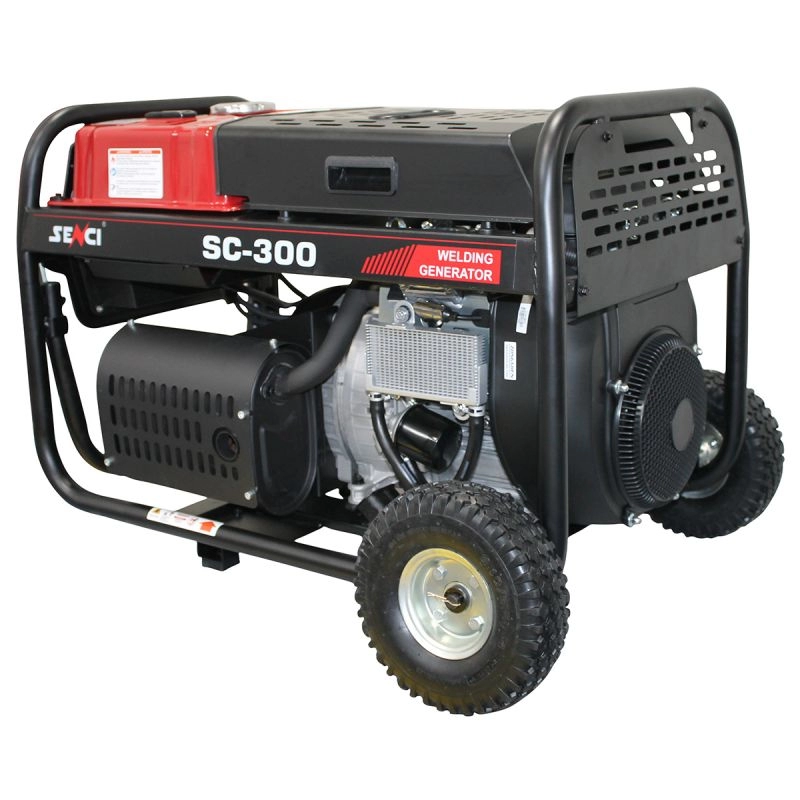 Generator de curent si sudura, monofazat Senci SC-300, 3.5 kW, 300A, benzina, AVR, pornire electrica [1]