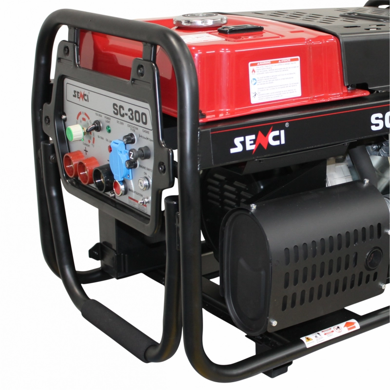 Generator de curent si sudura, monofazat Senci SC-300, 3.5 kW, 300A, benzina, AVR, pornire electrica [7]