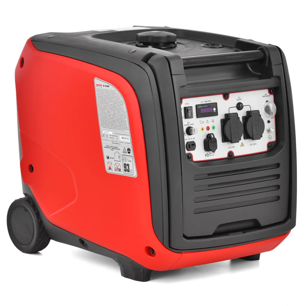 Generator de curent tip inverter, monofazat HECHT IG 4500, 4 kW, AVR, benzina [1]