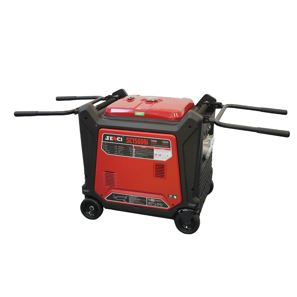 Generator de curent tip inverter, monofazat Senci SC-15000i, 13 kW, AVR, benzina, pornire electrica, insonorizat [7]