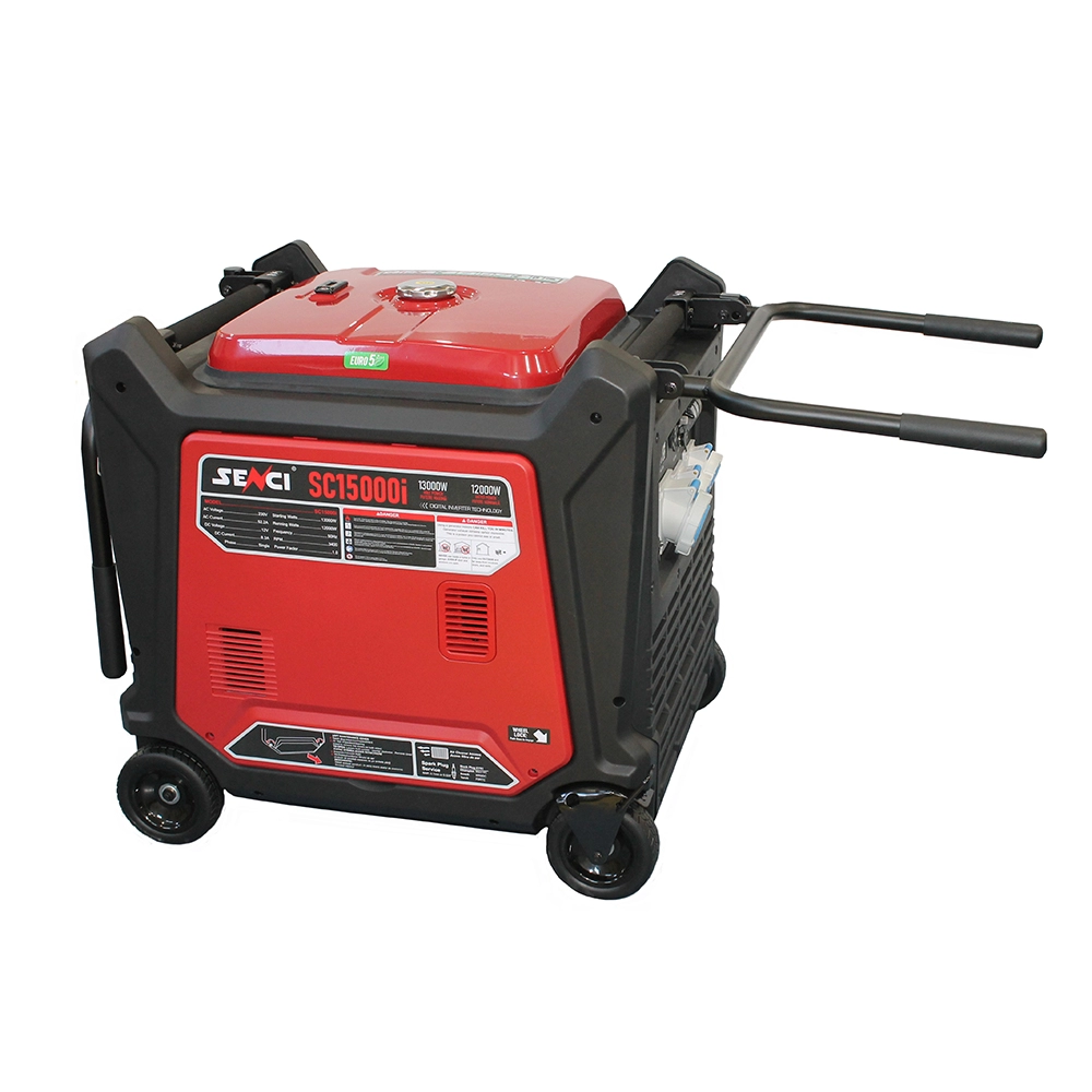Generator de curent tip inverter, monofazat Senci SC-15000i, 13 kW, AVR, benzina, pornire electrica, insonorizat [6]