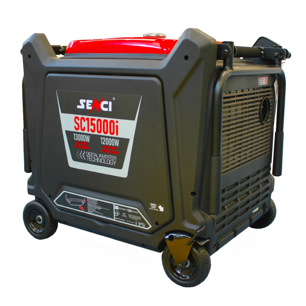 Generator de curent tip inverter, monofazat Senci SC-15000i, 13 kW, AVR, benzina, pornire electrica, insonorizat [5]
