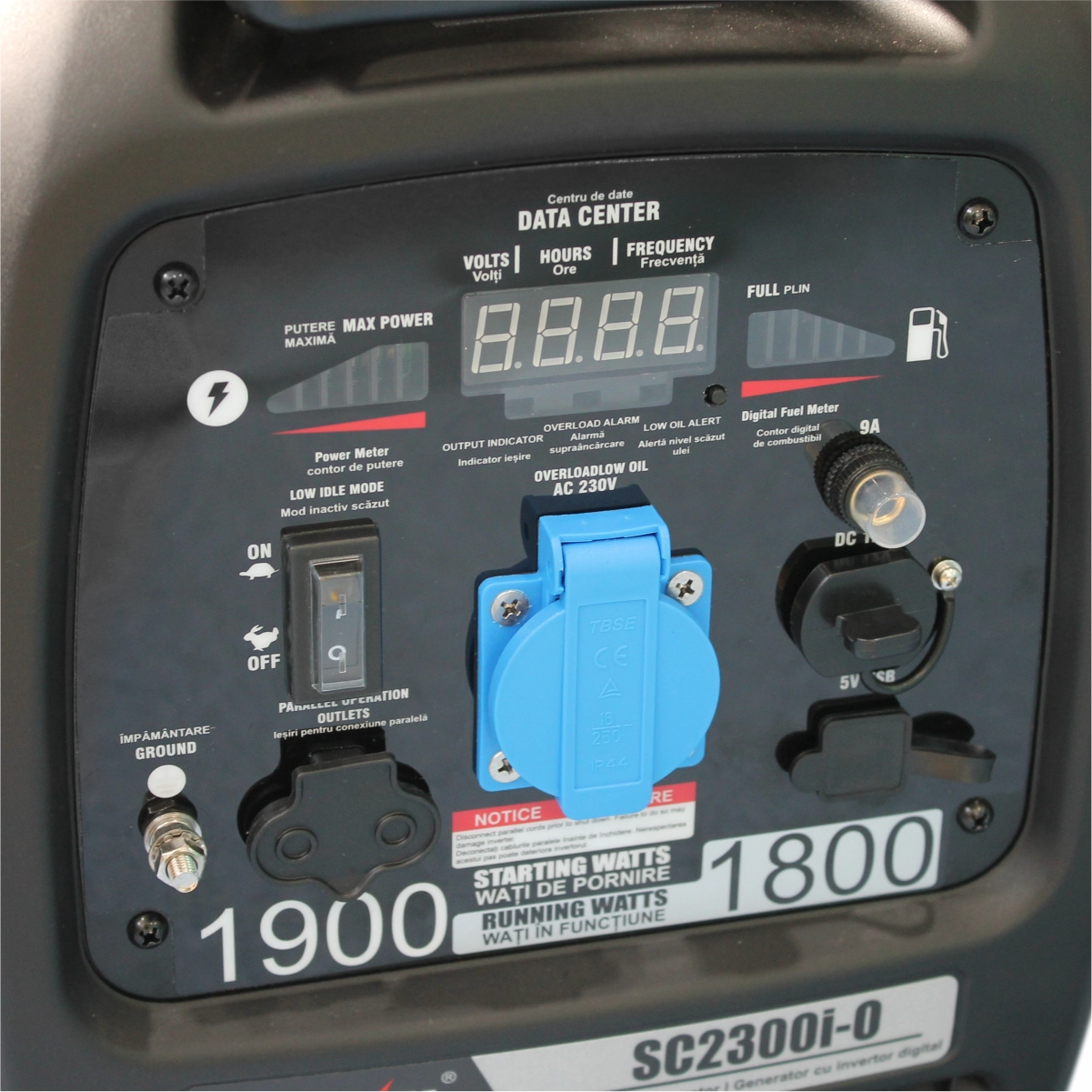 Generator de curent tip inverter, monofazat Senci SC-2300i-O, 2.1 kW, AVR, benzina [6]