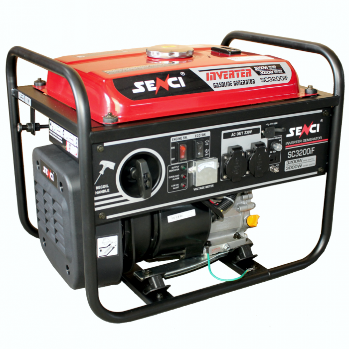 Generator de curent tip inverter, monofazat Senci SC-3200iF, 3.2 kW, AVR, benzina [4]