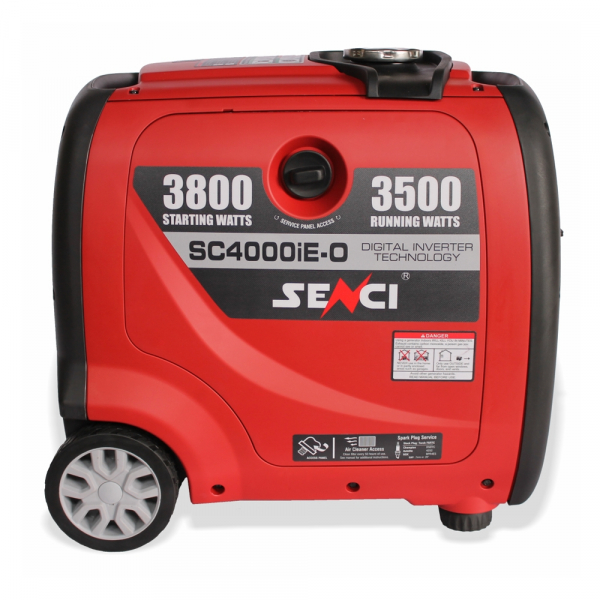 Generator de curent tip inverter, monofazat Senci SC-4000iE-O, 3.8 kW, AVR, benzina, pornire electrica [2]