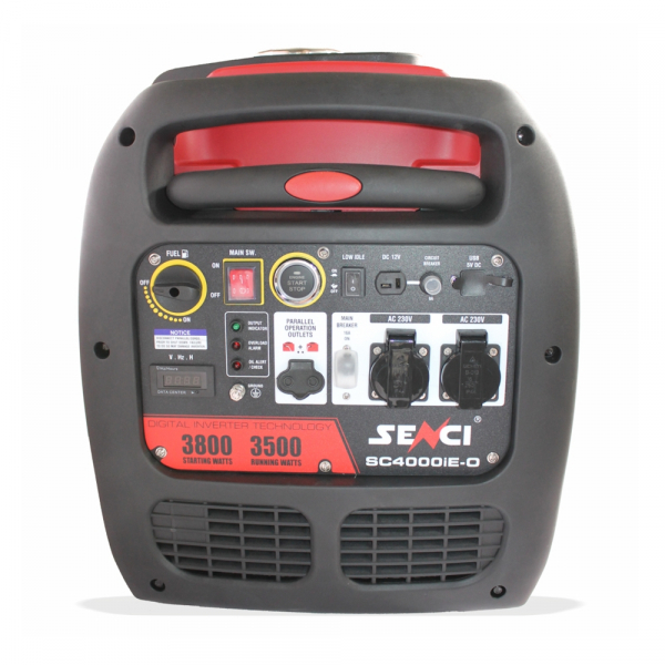 Generator de curent tip inverter, monofazat Senci SC-4000iE-O, 3.8 kW, AVR, benzina, pornire electrica [5]