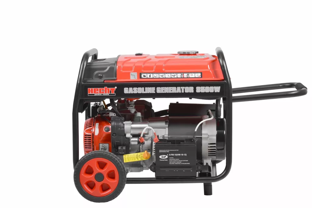 Generator de curent trifazat HECHT GG 10000, 8.5 kW, AVR, benzina, pornire electrica [2]