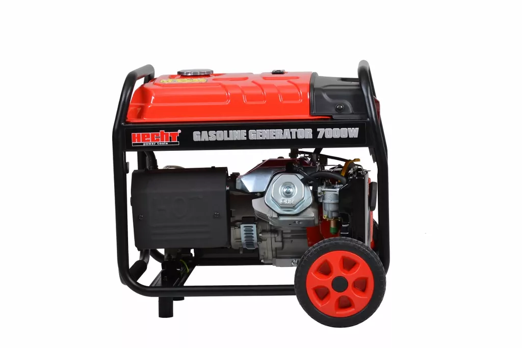 Generator de curent trifazat HECHT GG 8000, 7 kW, AVR, benzina, pornire electrica [3]