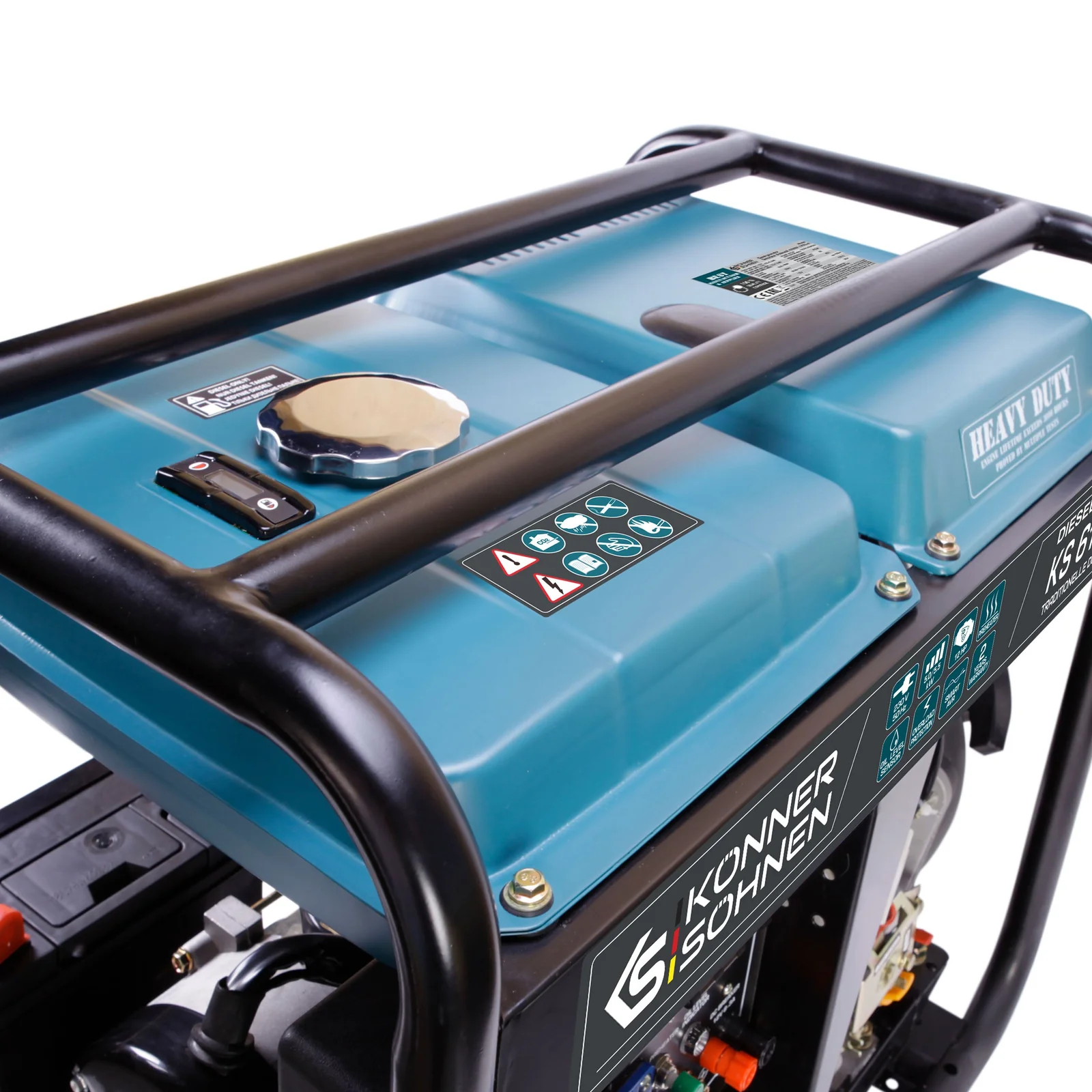 Generator diesel Konner & Sohnen KS 6100HDE (EURO V), 5.5 kW, monofazat, AVR, pornire electrica [6]