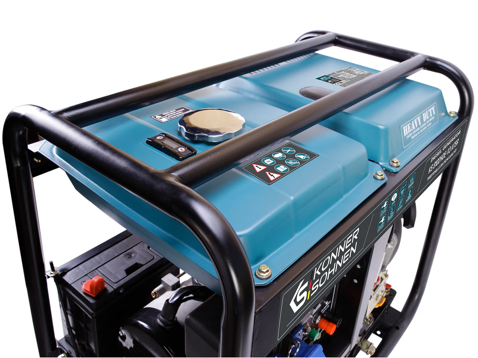 Generator diesel Konner & Sohnen KS 8100HDE-1/3 ATSR (EURO V), 5.5 kW (230V), 6.5 kW (400), AVR, pornire electrica [7]