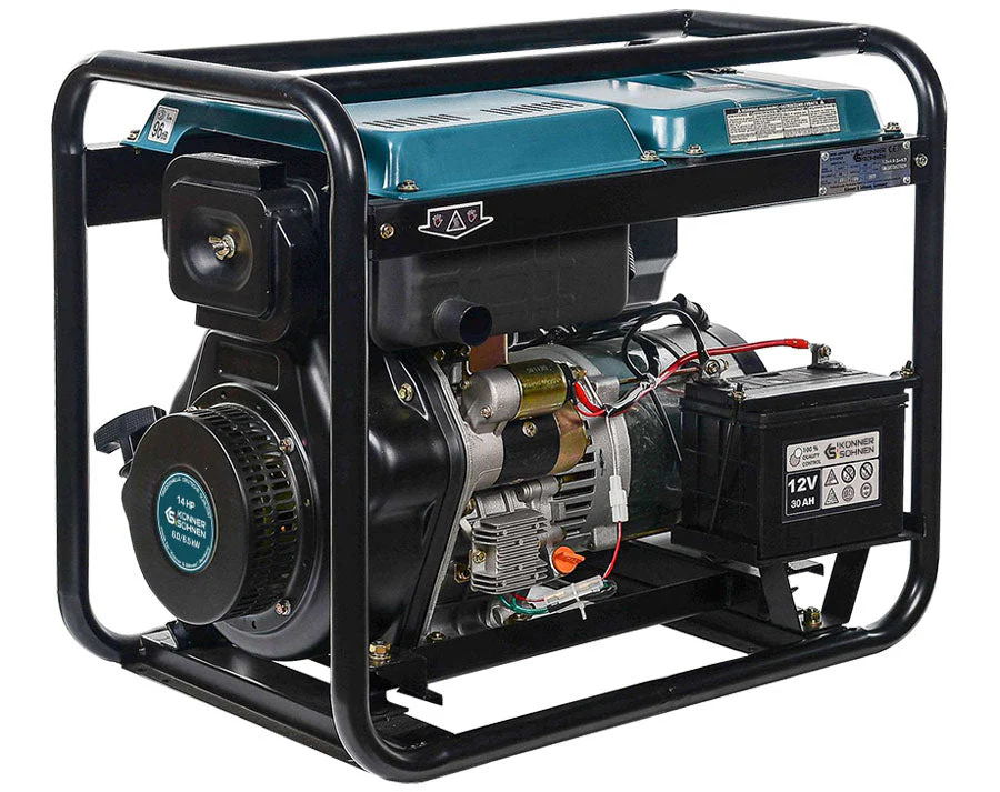 Generator diesel Konner & Sohnen KS 8100HDE (EURO V), 6.5 kW, monofazat, AVR, pornire electrica [5]