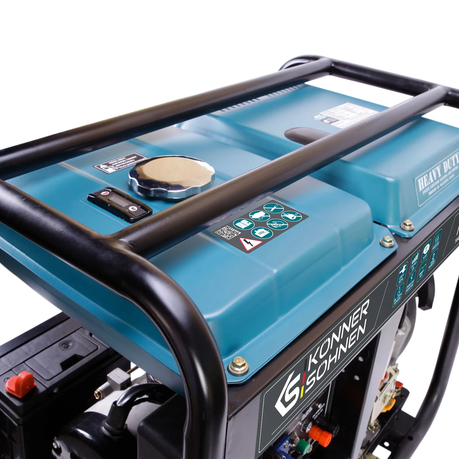 Generator diesel Konner & Sohnen KS 8100HDE (EURO V), 6.5 kW, monofazat, AVR, pornire electrica [6]
