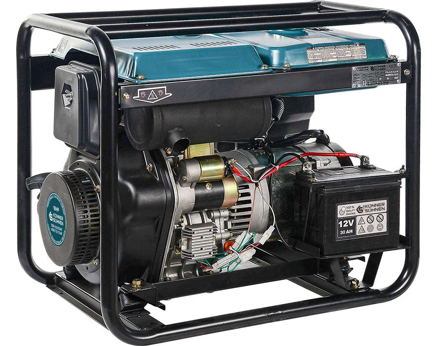 Generator diesel Konner & Sohnen KS 9100HDE-1/3 ATSR (EURO V), 6.5 kW (230V), 7.5 kW (400V), AVR, pornire electrica [5]