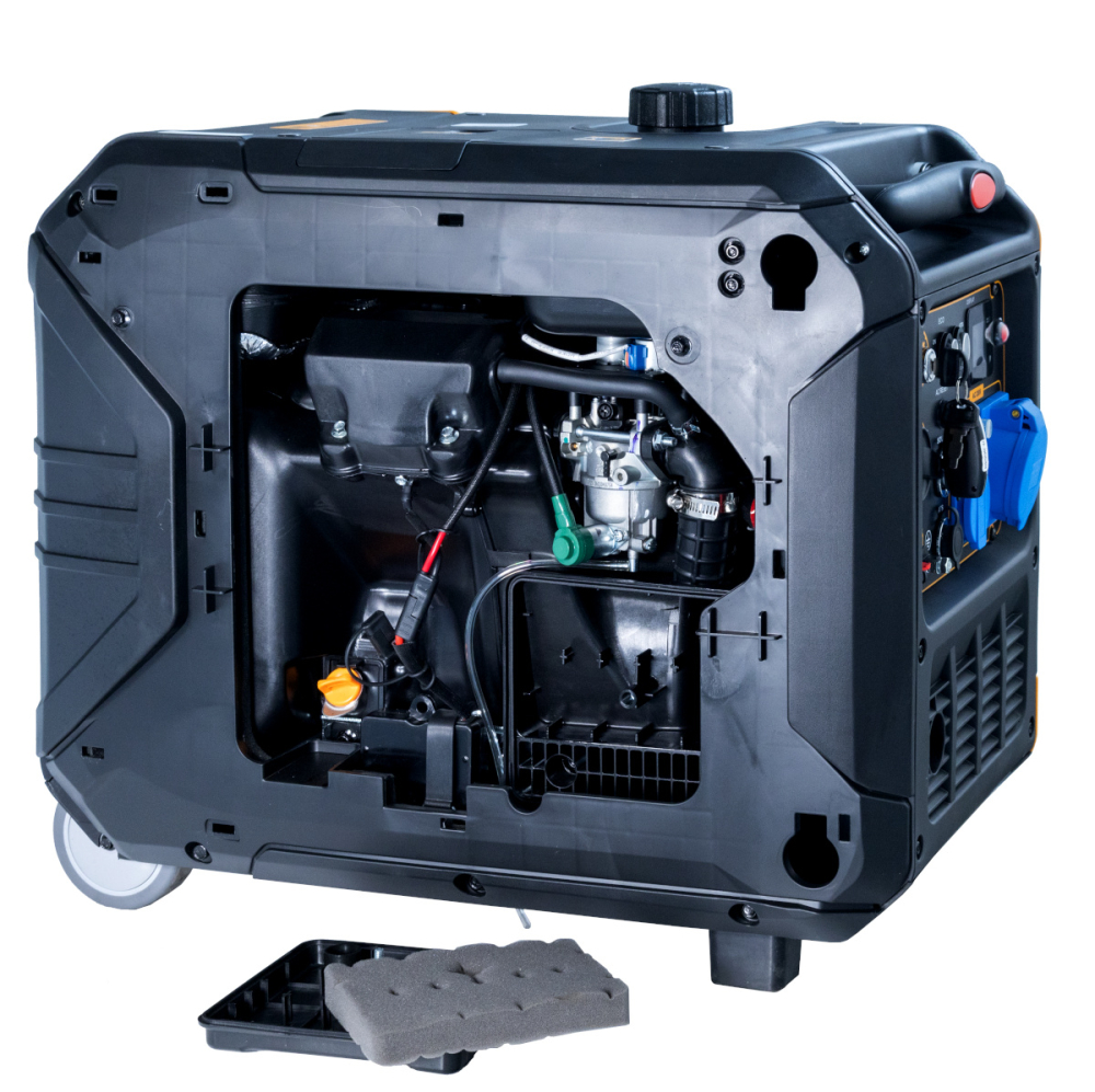 Generator digital invertor insonorizat Stager DigiS 5500i, 5.5 kW, monofazat, benzina, pornire electrica, solar, ATS optional [5]