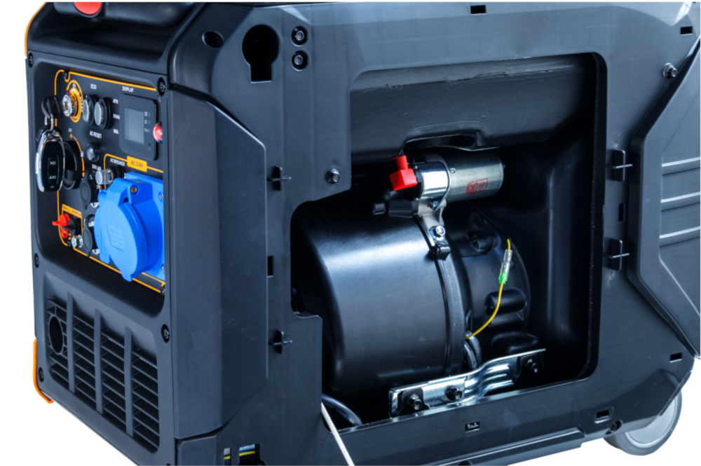 Generator digital invertor insonorizat Stager DigiS 5500i, 5.5 kW, monofazat, benzina, pornire electrica, solar, ATS optional [7]
