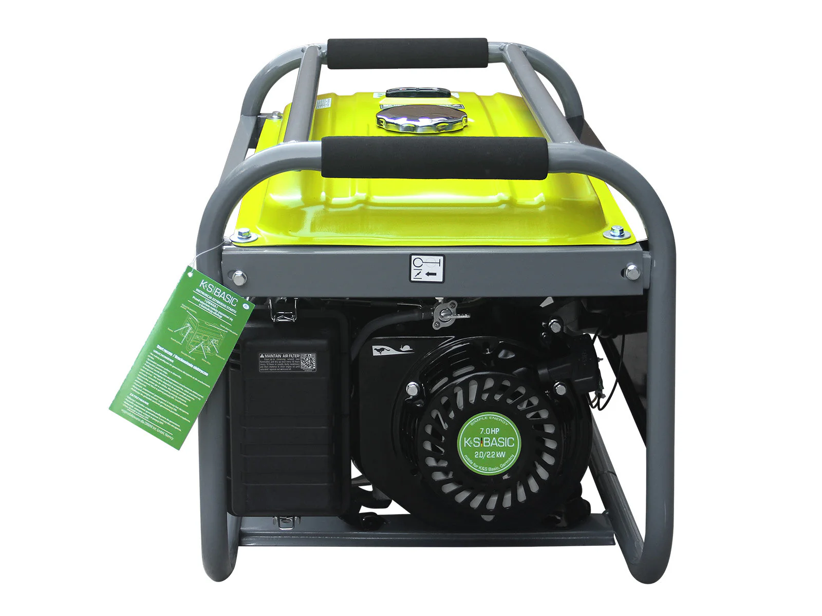 Generator pe benzina Konner & Sohnen KSB 2200A, 2.2 kW, monofazat, AVR, bobinaj aluminiu [6]