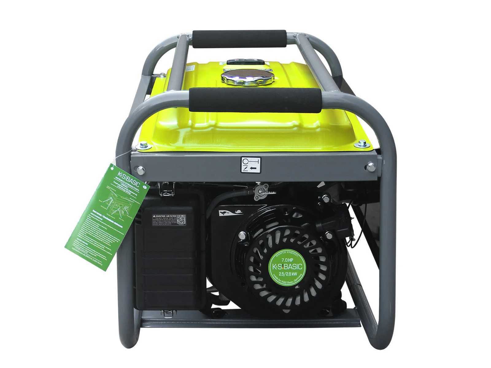 Generator pe benzina Konner & Sohnen KSB 2800A, 2.8 kW, monofazat, AVR, bobinaj aluminiu [3]