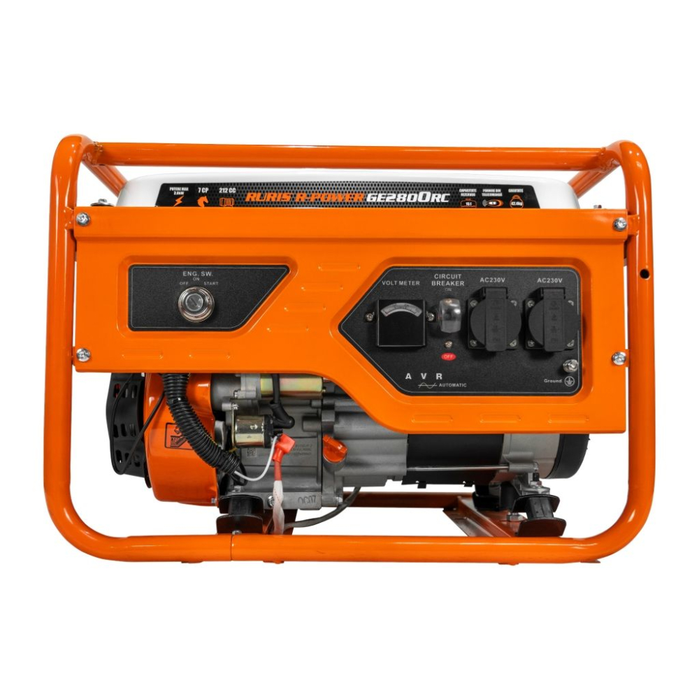Generator pe benzina Ruris R-Power GE2800RC, 2.8 kW, monofazat, AVR, pornire electrica + telecomanda [5]