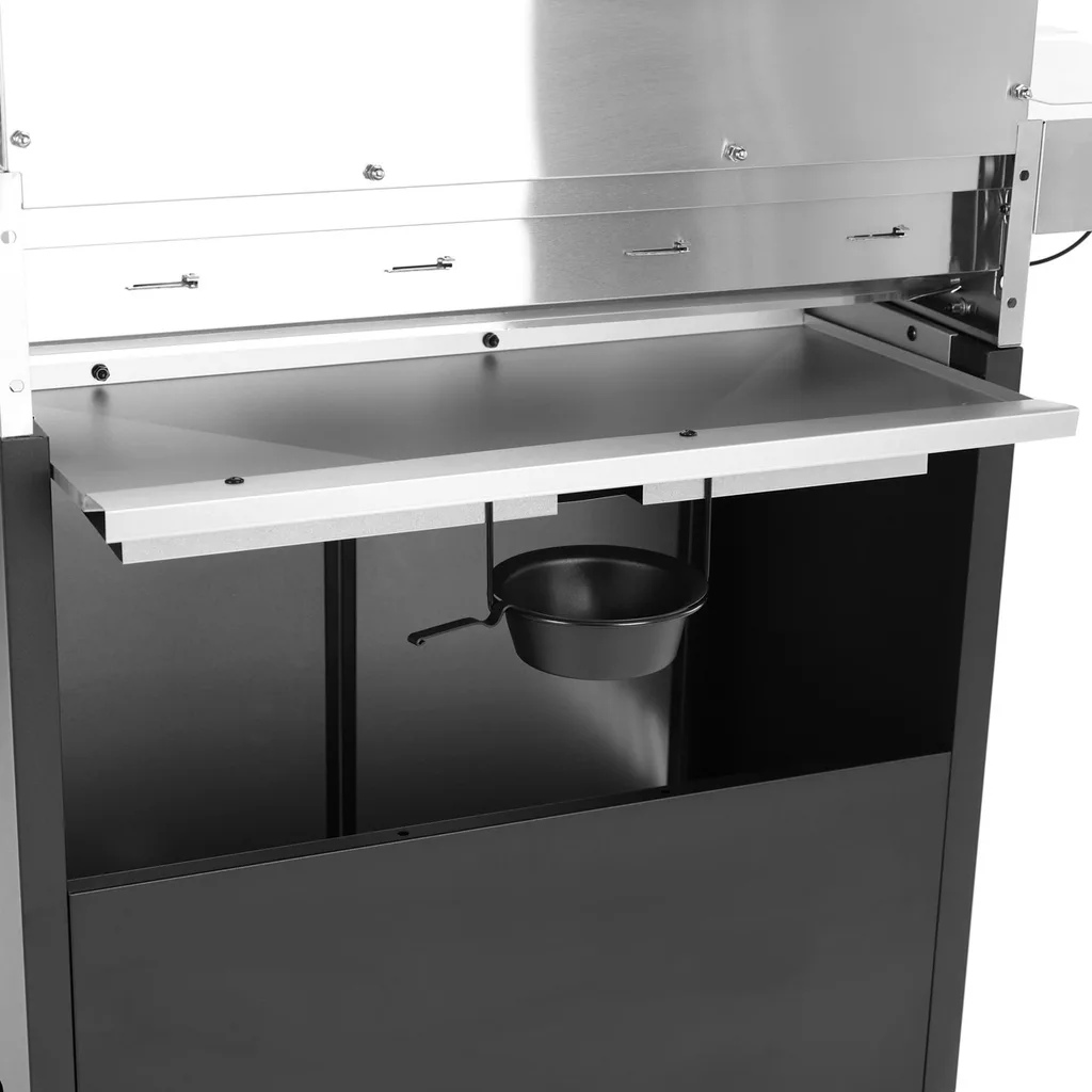 Gratar de gradina, cu gaz HECHT CAMPANA 5, putere 16.5 kW, 5 arzatoare, termometru, usa [19]